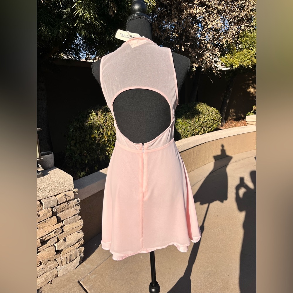*BNWT* Vintage Y2K forever 21 pink skater like dress prom medium - Picture 2 of 4